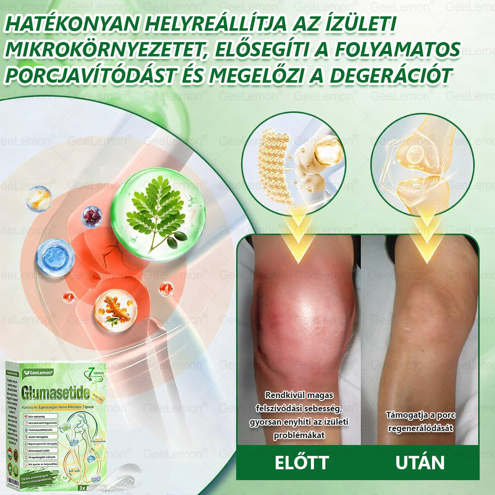 🔥GeeLemon® Glumasetide 8az 1-ben Karcsú és EgészségesNano Mikrotűs Tapasz (Napi 1alkalom – látható változásakár 7 nap alatt) ✅ Elhízásra,bőrfeszesítésre,cukorbetegségre, alvásiapnoéra, ízületekre stb 9.