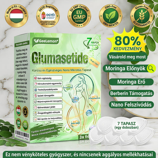 🔥GeeLemon® Glumasetide 8az 1-ben Karcsú és EgészségesNano Mikrotűs Tapasz (Napi 1alkalom – látható változásakár 7 nap alatt) ✅ Elhízásra,bőrfeszesítésre,cukorbetegségre, alvásiapnoéra, ízületekre stb 8.