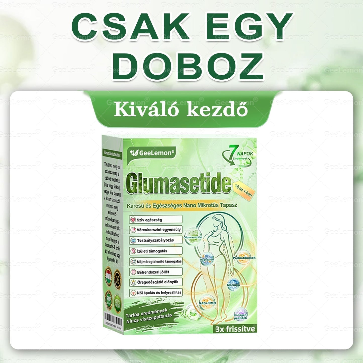 🎁 Már csak 5 doboz maradt! Most további 50% kedvezményt adunk! Legyél fitt és egészséges. Ha most nem élsz a lehetőséggel, legközelebb csak jövőre lesz rá esélyed!