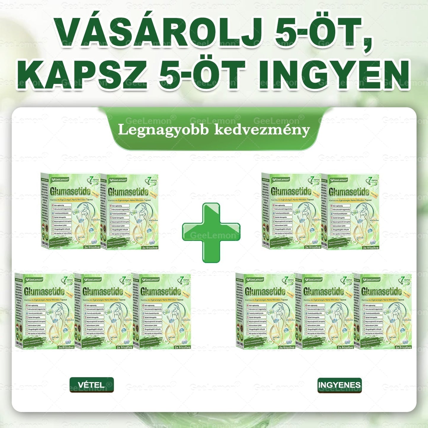 🎁 Már csak 5 doboz maradt! Most további 30% kedvezményt adunk! Legyél fitt és egészséges. Ha most nem élsz a lehetőséggel, legközelebb csak jövőre lesz rá esélyed!